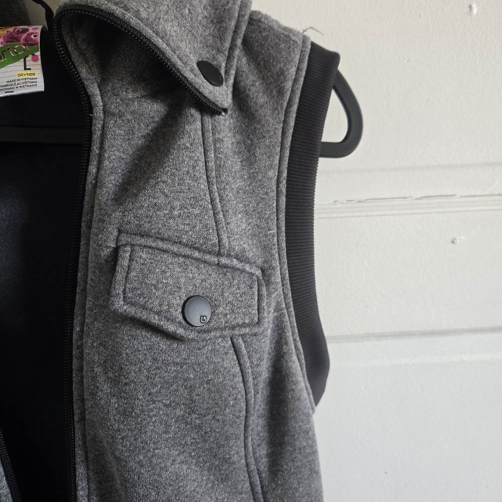 Burton - Womens Dryride Grey Large Hooded vest - Picture 8 of 12
